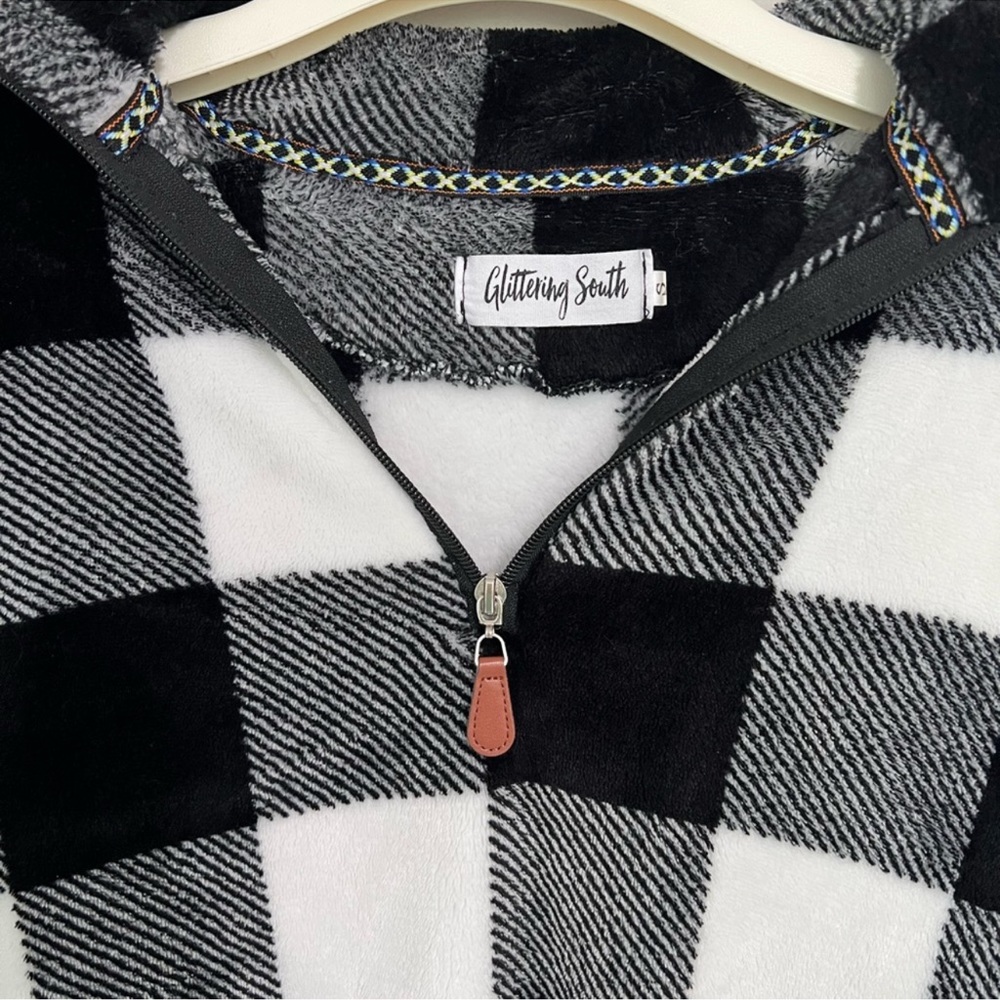 Buffalo Plaid Half Zip Jacket - Picture 3 of 3